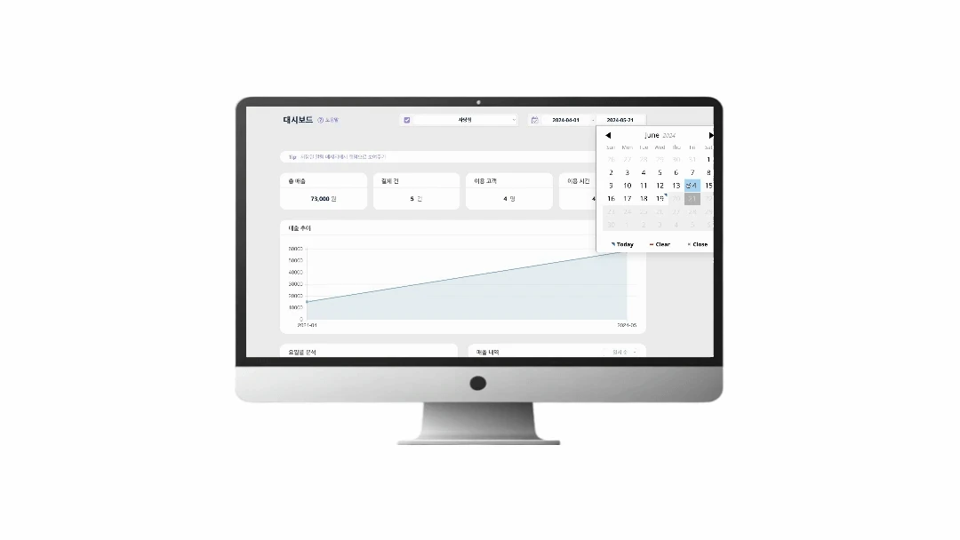 실시간 Sales Dashboard — 제품·지역별 매출을 한 화면에
